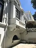The exterior of the Fenyes mansion.
