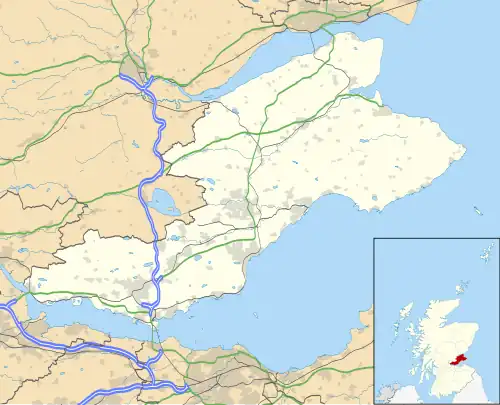 Dunfermline is located in Fife