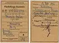Refugee identity card B
