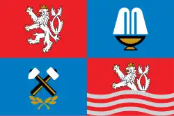 Flag of Karlovy Vary Region, Czech