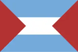 Flag of Santa Fe (De Jure 1821–1822)