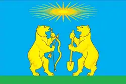 Flag of Severo-Yeniseysky District