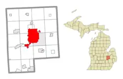 Location of Flint, Michigan