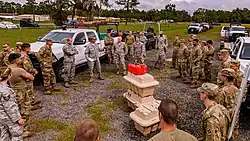 Photograph of members of the Florida National Guard