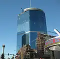 The Fontainebleau Resort under construction in 2009 from the south.