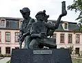 Monument to miners, Barrabino palace