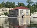 The powerhouse as seen from upstream