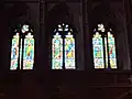 The Foretellers of Judgment (1935), directly beneath the North Rose Window