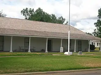 The restored Fort Duncan in Eagle Pass is located near the International Bridge.