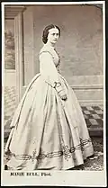 Fredrikke Nielsen's portrait taken by earlier actress, Marie Midling Bull in Bergen. Oslo Museum TM.T01253.