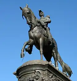 Equestrian statue of General Faidherbe in Lille.