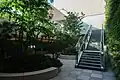 Stairs to the roof garden, Level 13