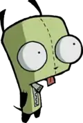 GIR in his dog disguise