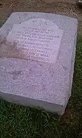 The Gravity Research Foundation monument at Wheaton College