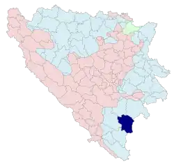 Location of Gacko