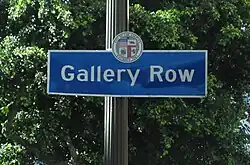 Sign at the intersection of Spring and Fifth Street