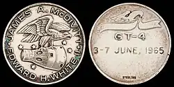 Image 117Fliteline medallion of Gemini 4, by Fliteline (from Wikipedia:Featured pictures/Artwork/Others)