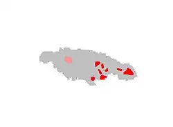 Map of range