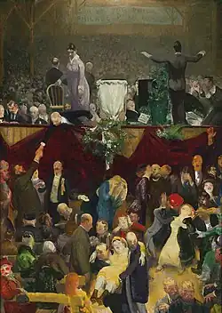George Bellows, The Sawdust Trail, 1916