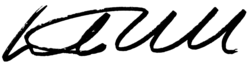 Signature of George Lincoln Rockwell