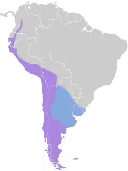 Map of range
