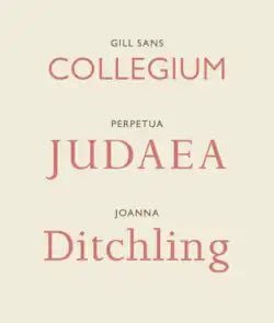 Three typefaces by Gill
