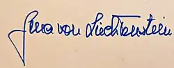 Gina's signature