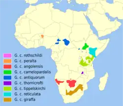 Map of range