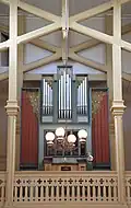 Organ in the back balcony