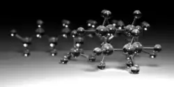 Image 114Glass molecular model at V-Ray, by Dllu (from Wikipedia:Featured pictures/Artwork/Others)