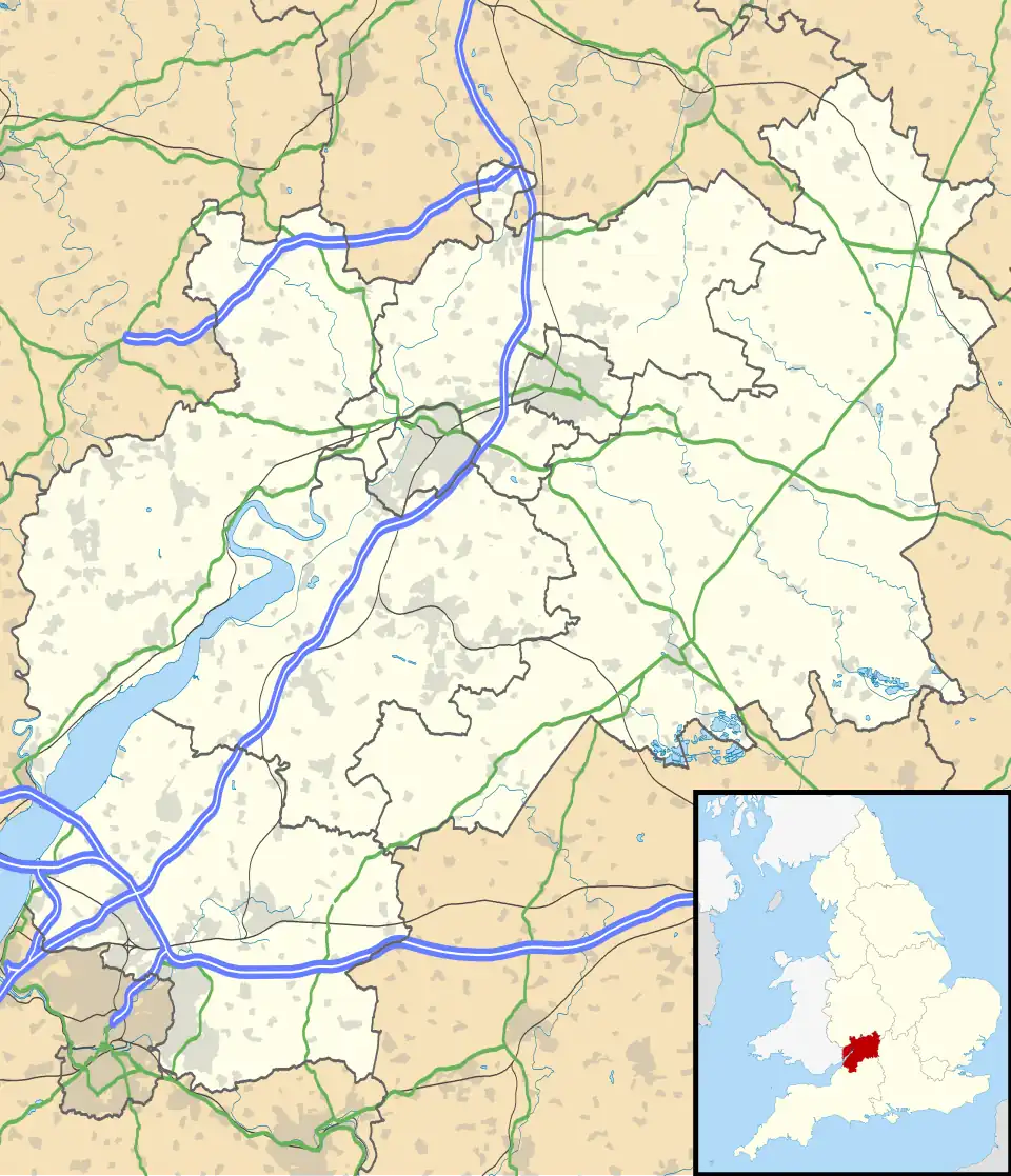 Gatcombe Park is located in Gloucestershire