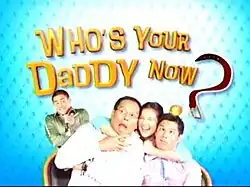 An image of Paolo Contis, Joey Marquez, Ynna Asistio and Raymart Santiago. The series title is displayed on the upper side of the image.
