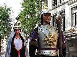 The giants Mr and Mrs Goliath