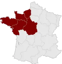 The Zone de Défense et Sécurité Ouest [fr].