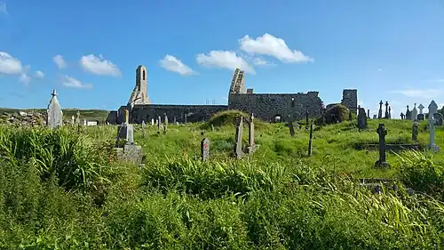 Abbey burial ground
