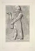 Bass Relief taken from the Palace of Khorsabad