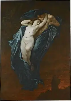 Paolo and Francesca da Rimini, 1863