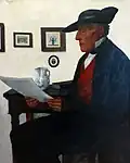 The Reader (oil on panel, 1927), Musée historique de Haguenau