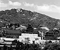 View of the new National General Museum of Korea building (1972)