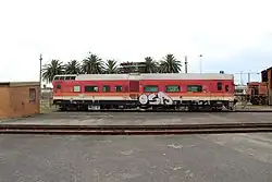 Exterior view of 2nd Class Power Car HPF 954