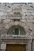 Eastern entrance of the mosque with incorporated spolia