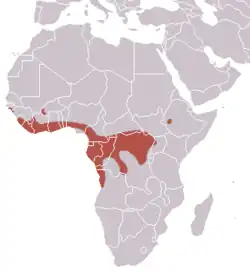 Map of range