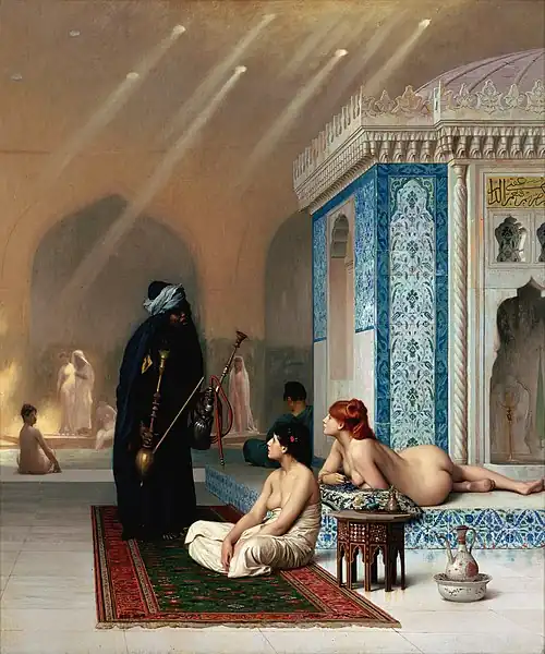 Pool in a Harem (1876) by Jean-Léon Gérôme