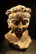 Head of a Buddha statue, India, Mathura, Gupta period, 4th-5th century CE