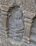 Vietnam, Champa arched harp, Mỹ Sơn, 7th century