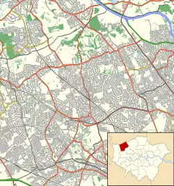 Seven Balls is located in London Borough of Harrow