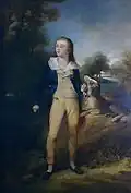 Scottish academic art, Master Cathcart and Dog, Raeburn, 1810