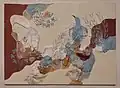 Blue birds fresco