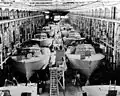 Higgins PT Boats in City Park, New Orleans in 1943