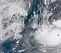 Typhoon Hinnamnor off the coast of Taiwan